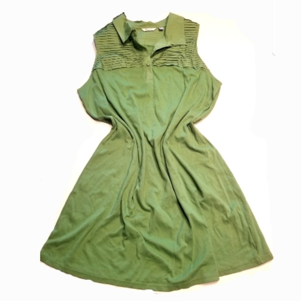 Liz Claiborne Green Dress 2X